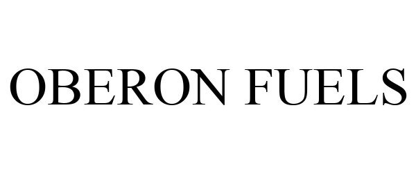 Trademark Logo OBERON FUELS