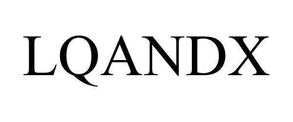 Trademark Logo LQANDX