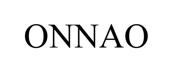 Trademark Logo ONNAO
