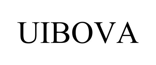 Trademark Logo UIBOVA