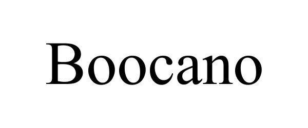 Trademark Logo BOOCANO