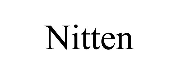 Trademark Logo NITTEN