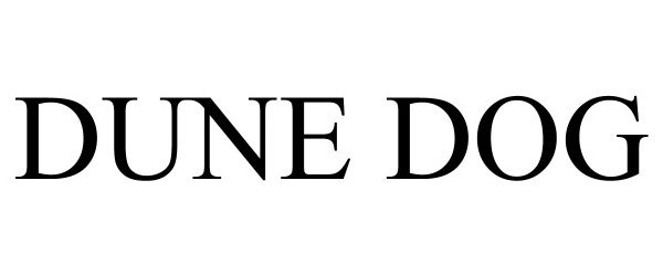 Trademark Logo DUNE DOG