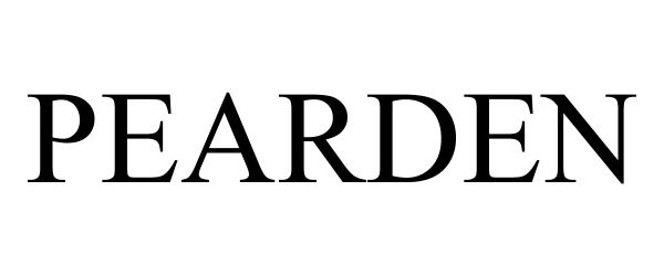 Trademark Logo PEARDEN