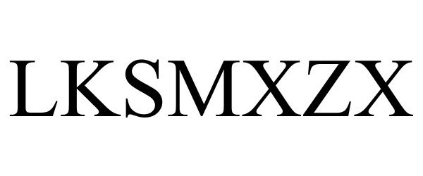 Trademark Logo LKSMXZX