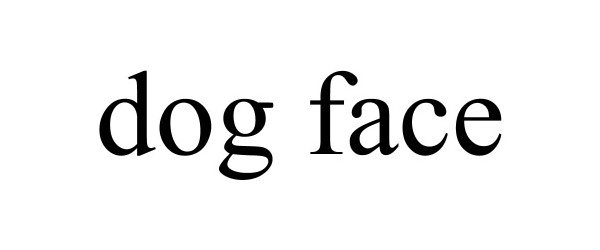 Trademark Logo DOG FACE
