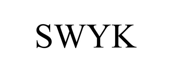 Trademark Logo SWYK