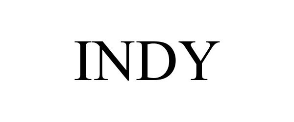 Trademark Logo INDY