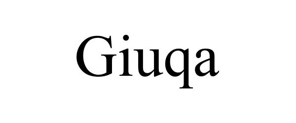 Trademark Logo GIUQA