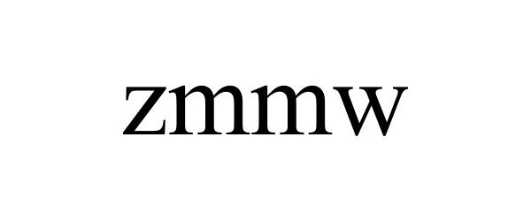 Trademark Logo ZMMW