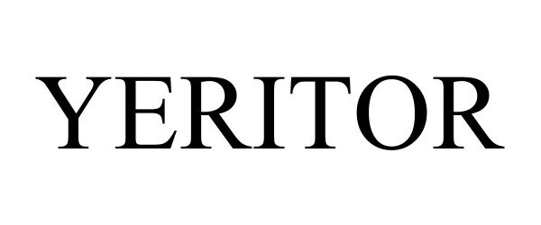 Trademark Logo YERITOR