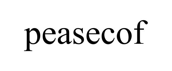 Trademark Logo PEASECOF