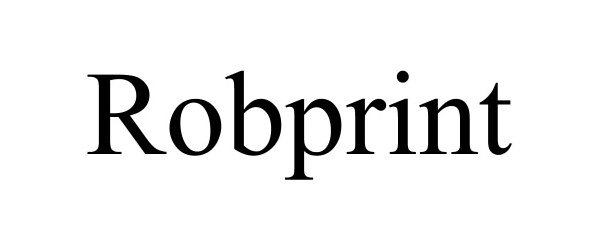 Trademark Logo ROBPRINT