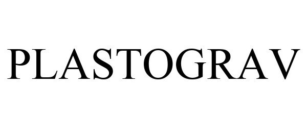 Trademark Logo PLASTOGRAV