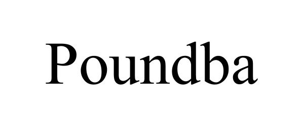 Trademark Logo POUNDBA