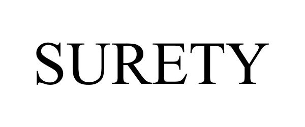 Trademark Logo SURETY