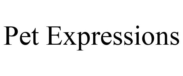 Trademark Logo PET EXPRESSIONS