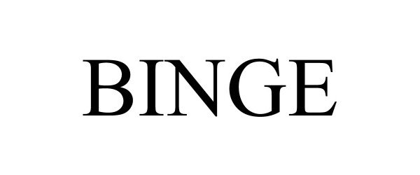Trademark Logo BINGE