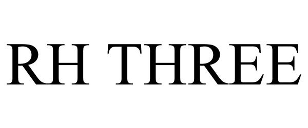 Trademark Logo RH THREE