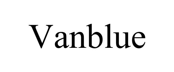 Trademark Logo VANBLUE