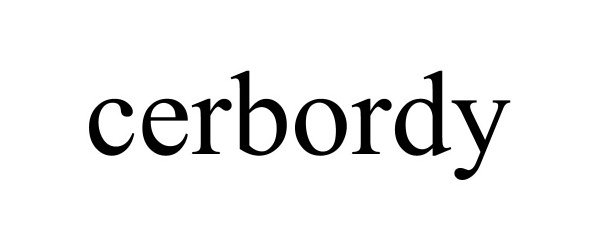 Trademark Logo CERBORDY