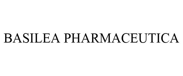 Trademark Logo BASILEA PHARMACEUTICA
