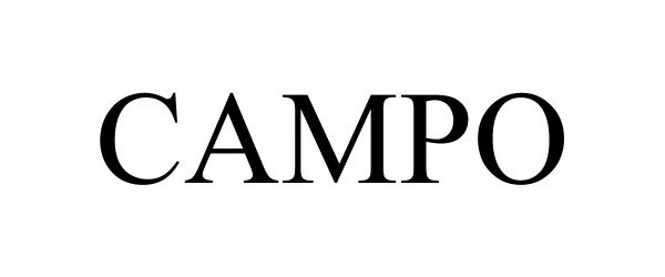Trademark Logo CAMPO