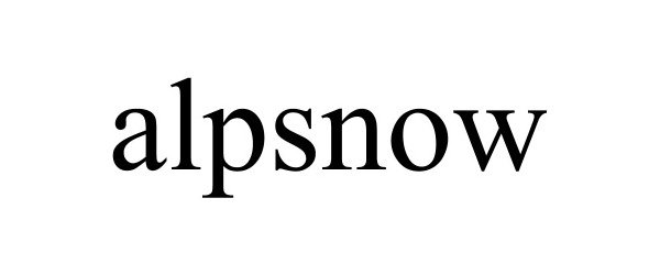  ALPSNOW