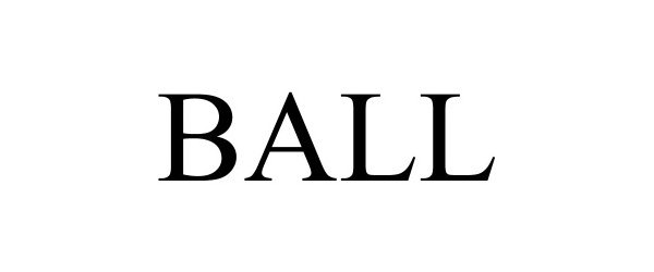 Trademark Logo BALL