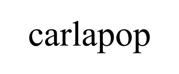 Trademark Logo CARLAPOP