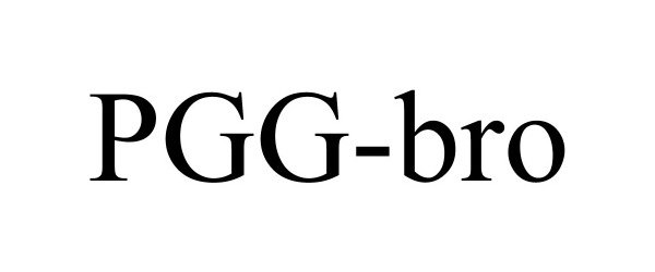 Trademark Logo PGG-BRO