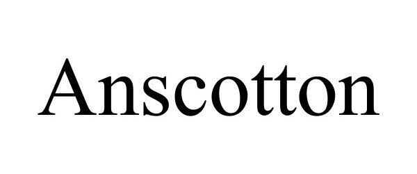 Trademark Logo ANSCOTTON