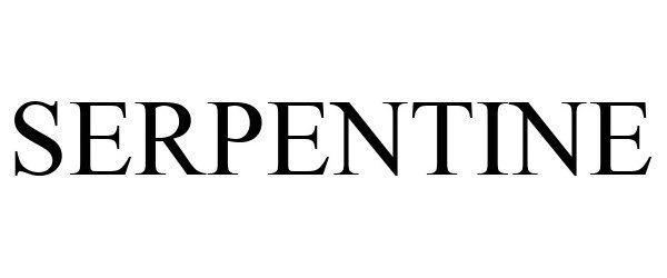 Trademark Logo SERPENTINE