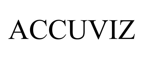 Trademark Logo ACCUVIZ