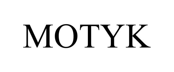 Trademark Logo MOTYK