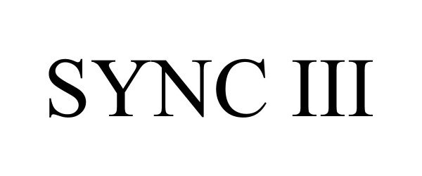  SYNC III