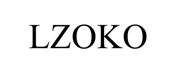 Trademark Logo LZOKO
