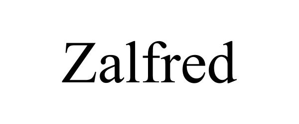 Trademark Logo ZALFRED