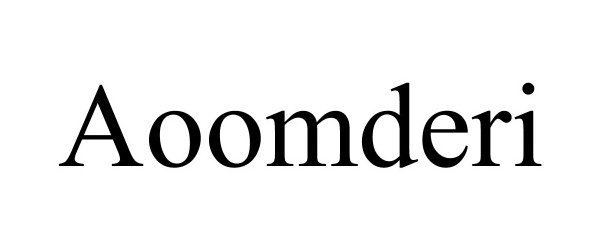 Trademark Logo AOOMDERI