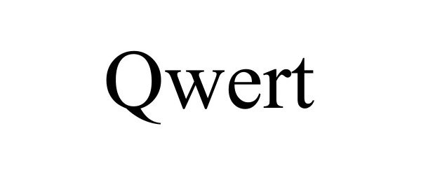 Trademark Logo QWERT