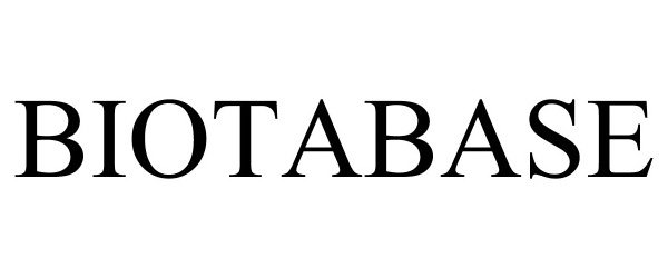 Trademark Logo BIOTABASE