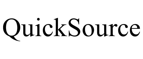 Trademark Logo QUICKSOURCE