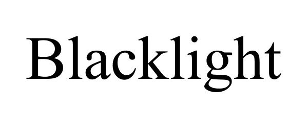 Trademark Logo BLACKLIGHT