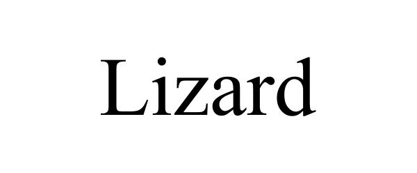 Trademark Logo LIZARD