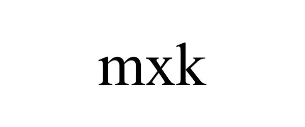 Trademark Logo MXK
