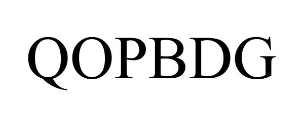 Trademark Logo QOPBDG
