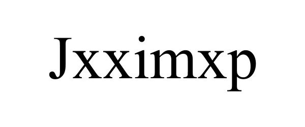 Trademark Logo JXXIMXP