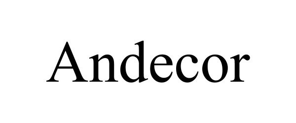 Trademark Logo ANDECOR