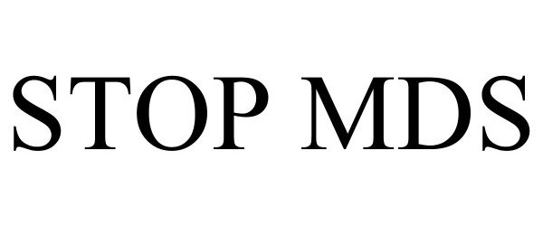 Trademark Logo STOP MDS