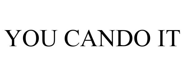  YOU CANDO IT